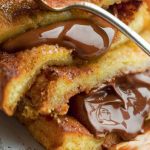 Brioche perdue au chocolat parfait pour le petit-déj